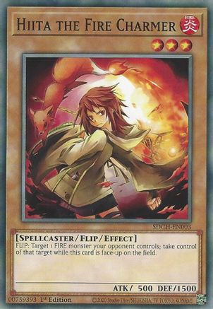 Image of Hiita the Fire Charmer (SDCH-EN003) - Structure Deck: Spirit Charmers 1st Edition