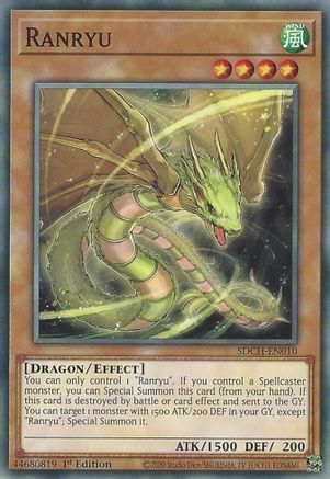Image of Ranryu (SDCH-EN010) - Structure Deck: Spirit Charmers 1st Edition