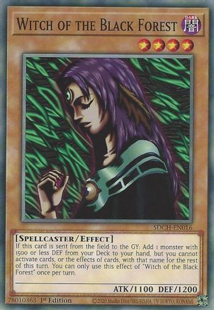 Image of Witch of the Black Forest (SDCH-EN016) - Structure Deck: Spirit Charmers 1st Edition