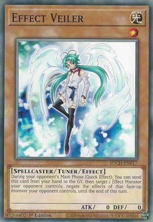 Image of Effect Veiler (SDCH-EN017) - Structure Deck: Spirit Charmers 1st Edition