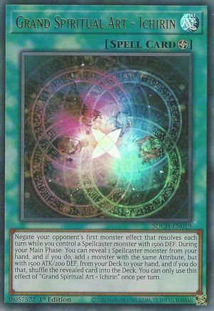 Image of Grand Spiritual Art - Ichirin (SDCH-EN019) - Structure Deck: Spirit Charmers 1st Edition