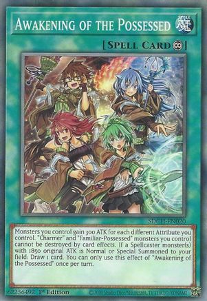 Image of Awakening of the Possessed (SDCH-EN020) - Structure Deck: Spirit Charmers 1st Edition