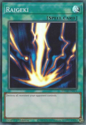 Image of Raigeki (SDCH-EN021) - Structure Deck: Spirit Charmers 1st Edition
