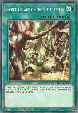 Image of Secret Village of the Spellcasters (SDCH-EN022) - Structure Deck: Spirit Charmers 1st Edition
