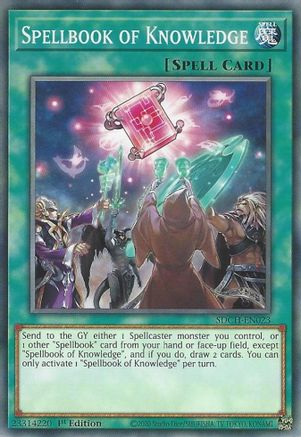Image of Spellbook of Knowledge (SDCH-EN023) - Structure Deck: Spirit Charmers 1st Edition