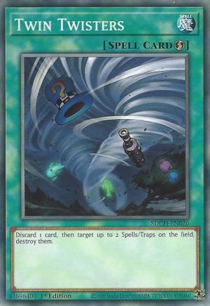Image of Twin Twisters (SDCH-EN026) - Structure Deck: Spirit Charmers 1st Edition