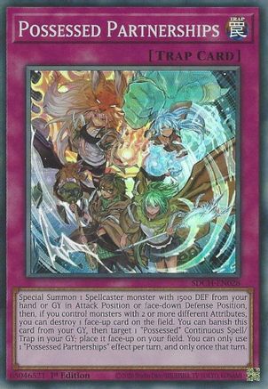 Image of Possessed Partnerships (SDCH-EN028) - Structure Deck: Spirit Charmers 1st Edition