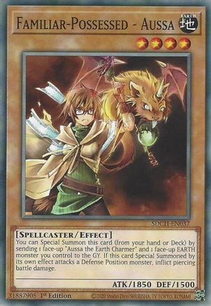 Image of Familiar-Possessed - Aussa (SDCH-EN037) - Structure Deck: Spirit Charmers 1st Edition