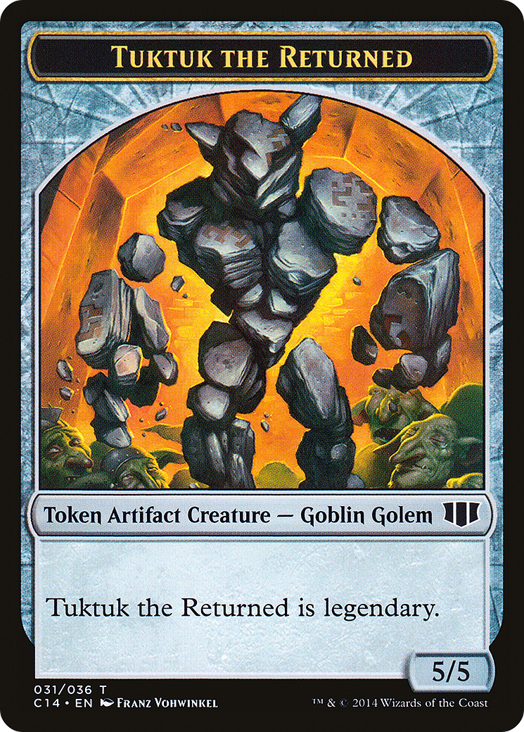 Image of Tuktuk the Returned (TC14-031) - Commander 2014 Tokens
