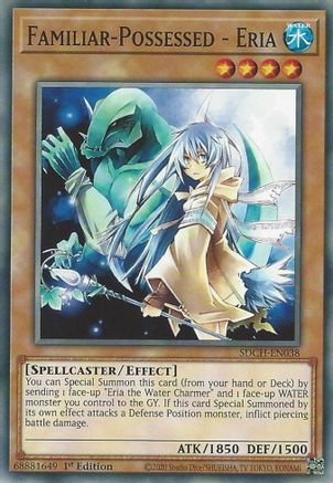 Image of Familiar-Possessed - Eria (SDCH-EN038) - Structure Deck: Spirit Charmers 1st Edition