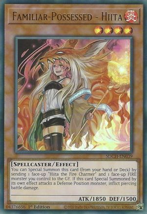 Image of Familiar-Possessed - Hiita (Alternate Art) (SDCH-EN039) - Structure Deck: Spirit Charmers 1st Edition