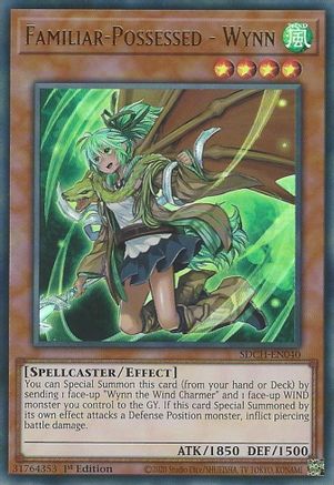 Image of Familiar-Possessed - Wynn (Alternate Art) (SDCH-EN040) - Structure Deck: Spirit Charmers 1st Edition