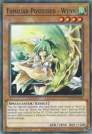 Image of Familiar-Possessed - Wynn (SDCH-EN040) - Structure Deck: Spirit Charmers 1st Edition