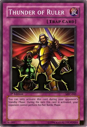 Image of Thunder of Ruler (MFC-042) - Magician's Force Unlimited