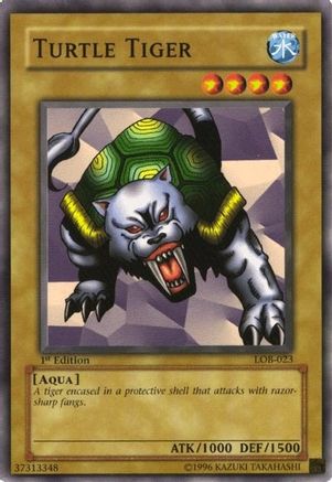 Image of Turtle Tiger (LOB-023) - The Legend of Blue Eyes White Dragon Unlimited