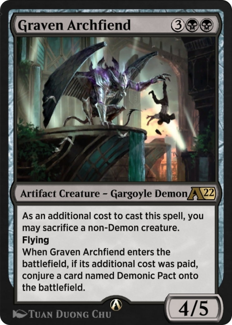 Image of Graven Archfiend (YSNC-007) - Alchemy: New Capenna