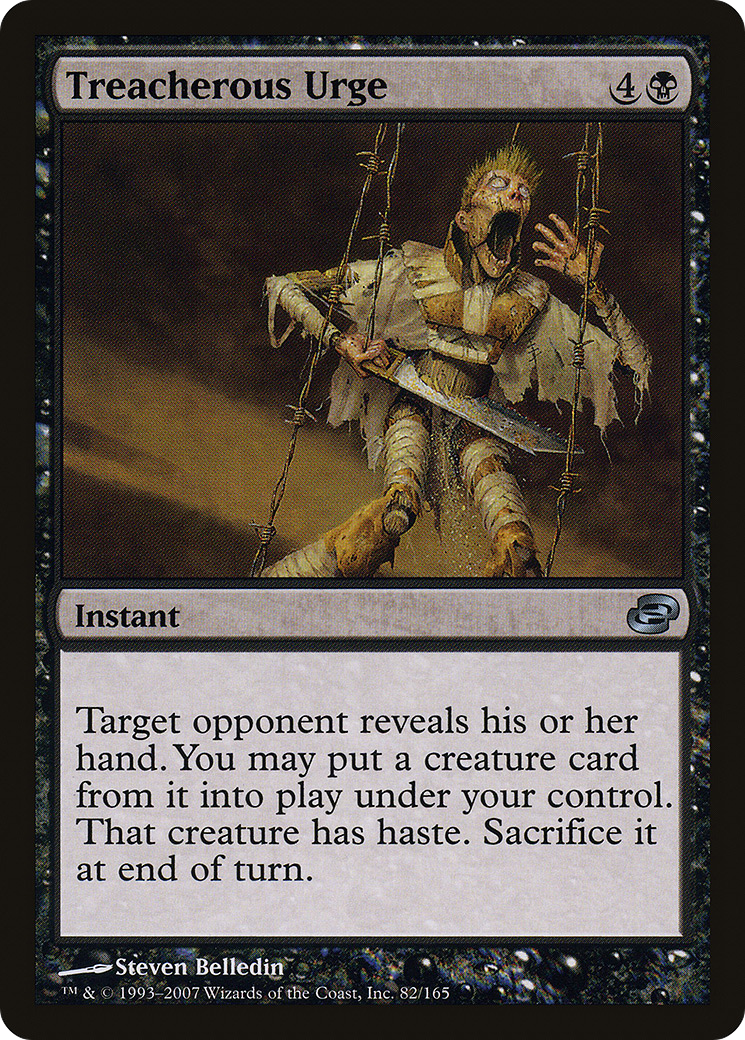 Image of Treacherous Urge (PLC-082) - Planar Chaos Foil