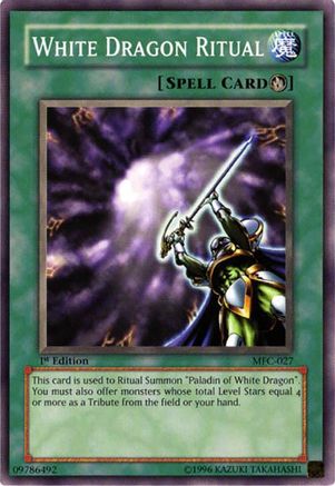 Image of White Dragon Ritual (MFC-027) - Magician's Force 1st Edition