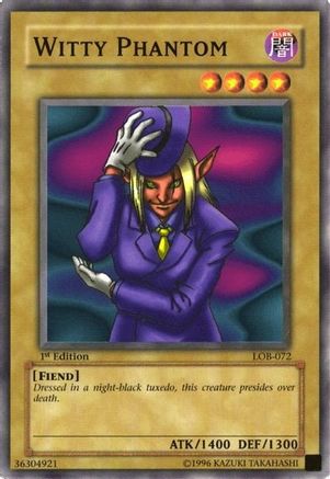Image of Witty Phantom (LOB-072) - The Legend of Blue Eyes White Dragon Unlimited
