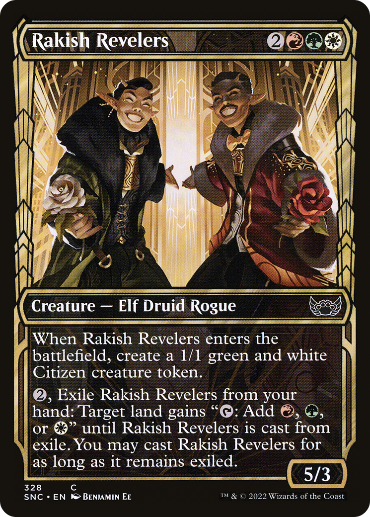 Image of Rakish Revelers (Showcase) (SNC-328) - Streets of New Capenna: (Showcase) Foil