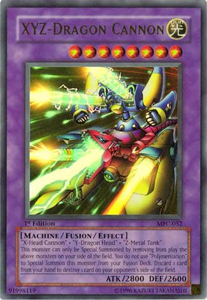 Image of XYZ-Dragon Cannon (MFC-052) - Magician's Force 1st Edition
