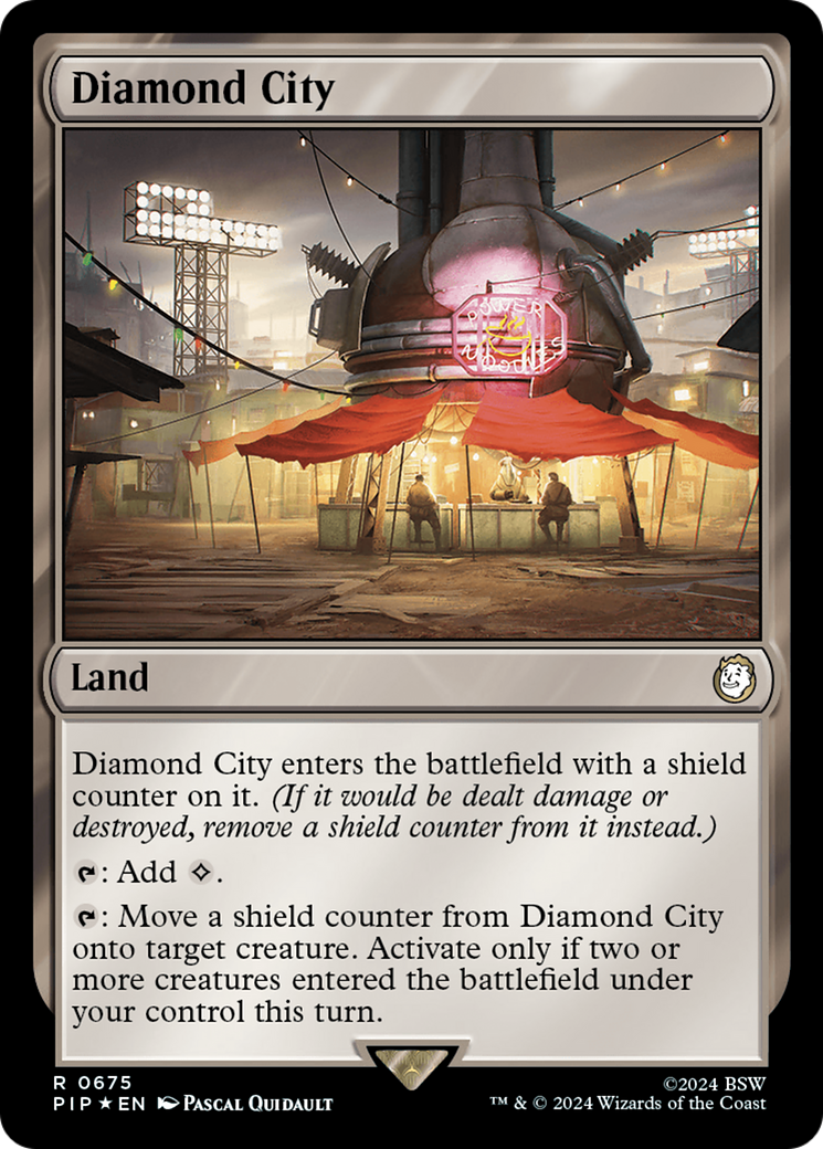 Image of Diamond City (Surge Foil) (PIP-675) - Fallout Foil