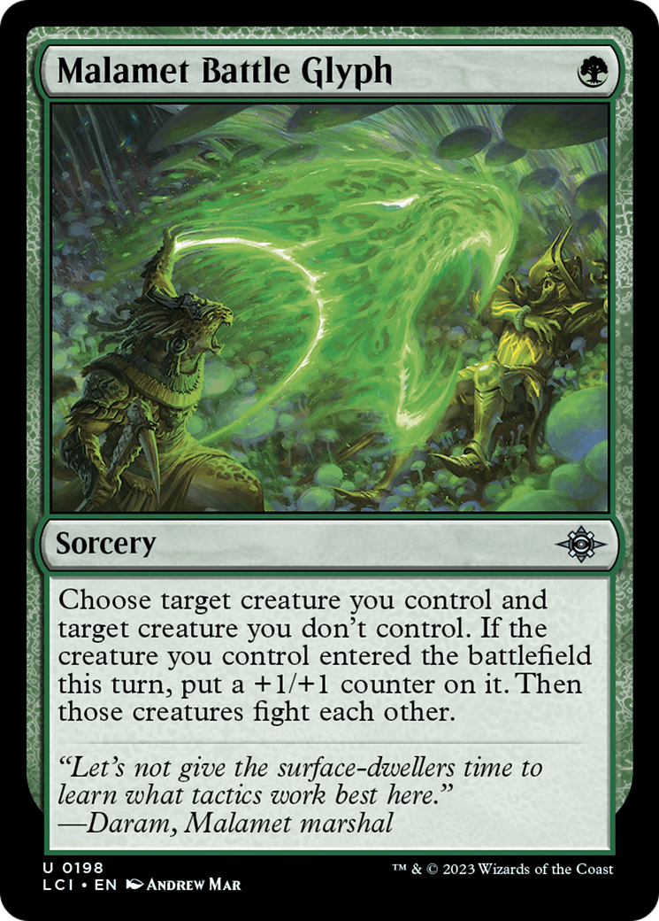 Image of Malamet Battle Glyph (LCI-198) - The Lost Caverns of Ixalan