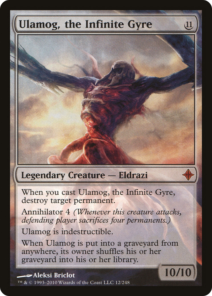 Image of Ulamog, the Infinite Gyre (ROE-012) - Rise of the Eldrazi Foil