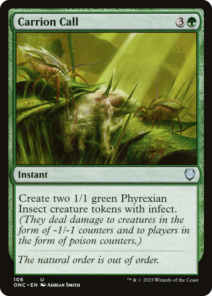 Image of Carrion Call (ONC-106) - Phyrexia: All Will Be One Commander