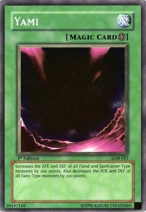 Image of Yami (LOB-051) - The Legend of Blue Eyes White Dragon 1st Edition