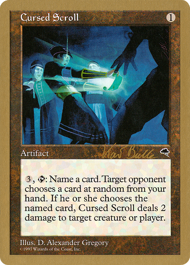 Image of Cursed Scroll - 1999 Kai Budde (TMP) (WCD-) - World Championship Decks 1999