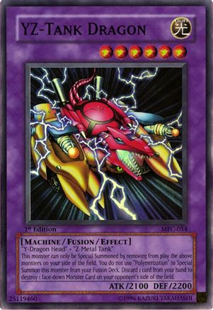 Image of YZ-Tank Dragon (MFC-054) - Magician's Force 1st Edition