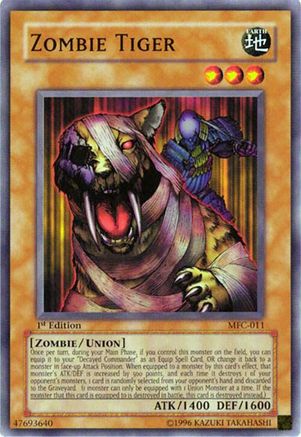 Image of Zombie Tiger (MFC-011) - Magician's Force 1st Edition