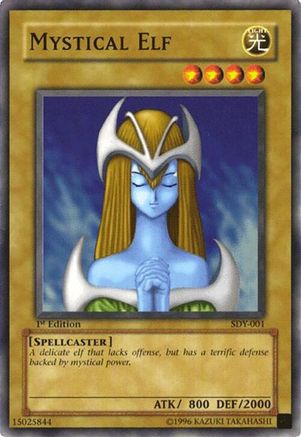 Image of Mystical Elf (SDY-001) - Starter Deck: Yugi 1st Edition