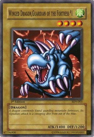 Image of Winged Dragon, Guardian of the Fortress #1 (SDY-003) - Starter Deck: Yugi 1st Edition