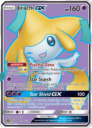 Image of Jirachi GX 79a/236  - Holofoil Alternate Art Promos - Promo