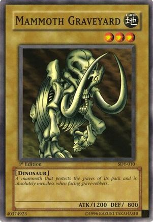 Image of Mammoth Graveyard (SDY-010) - Starter Deck: Yugi Unlimited