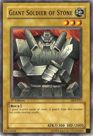 Image of Giant Soldier of Stone (SDY-013) - Starter Deck: Yugi Unlimited