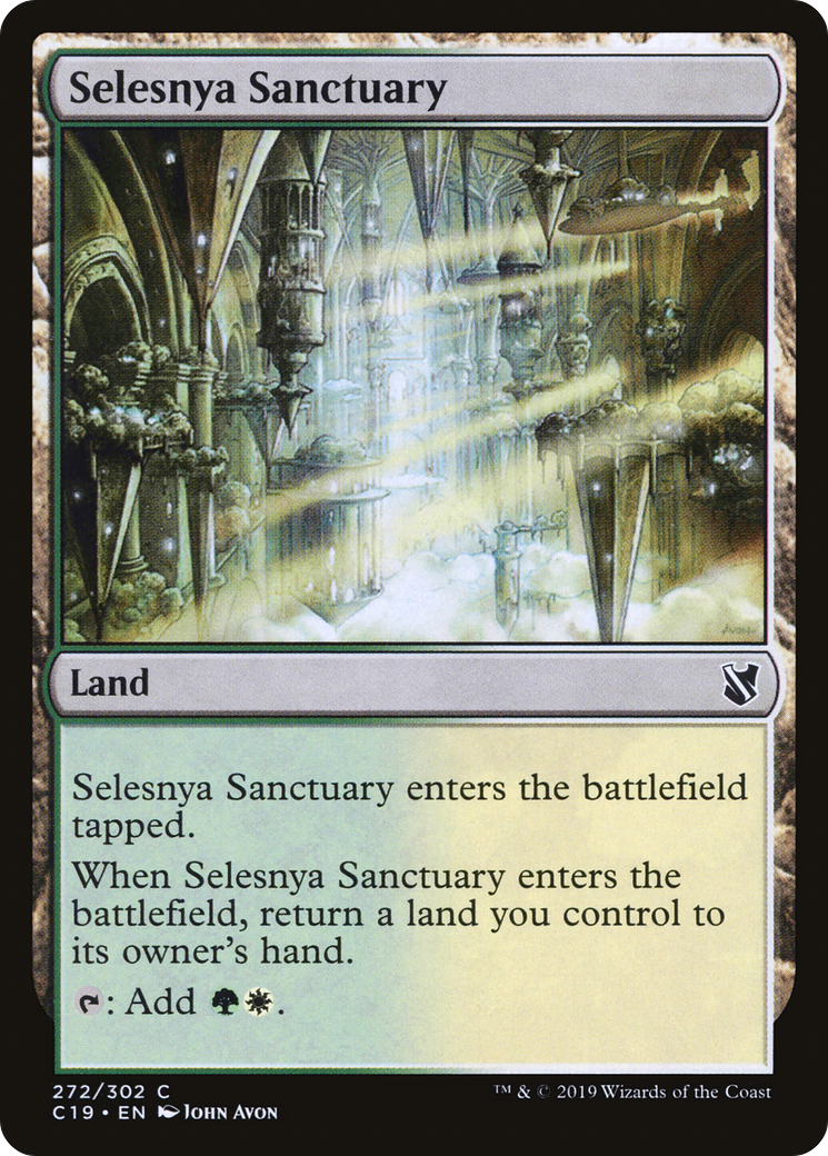 Image of Selesnya Sanctuary (C19-272) - Commander 2019