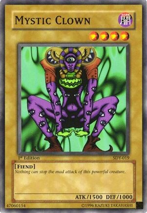Image of Mystic Clown (SDY-019) - Starter Deck: Yugi 1st Edition