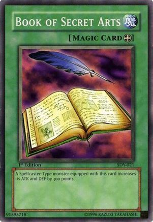 Image of Book of Secret Arts (SDY-021) - Starter Deck: Yugi 1st Edition