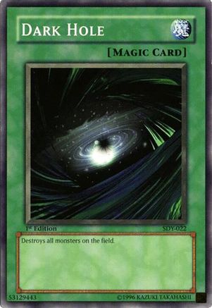 Image of Dark Hole (SDY-022) - Starter Deck: Yugi Unlimited