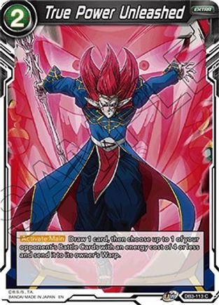 Image of True Power Unleashed (DB3-113) - Draft Box 06  Giant Force