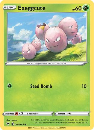Image of Exeggcute 004/185  SWSH04 Vivid Voltage - Common