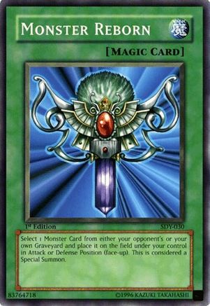 Image of Monster Reborn (SDY-030) - Starter Deck: Yugi 1st Edition