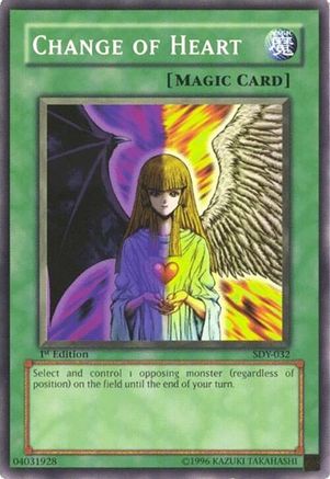 Image of Change of Heart (SDY-032) - Starter Deck: Yugi Unlimited
