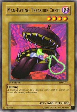 Image of Man-Eating Treasure Chest (SDY-037) - Starter Deck: Yugi Unlimited