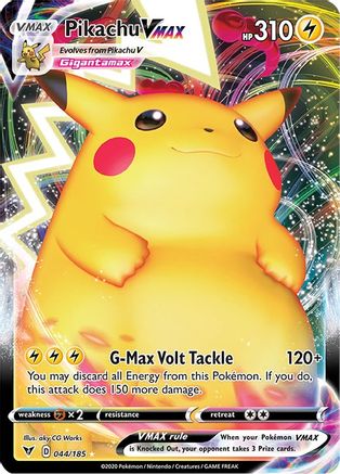Image of Pikachu VMAX 044/185  - Holofoil SWSH04 Vivid Voltage - Ultra Rare