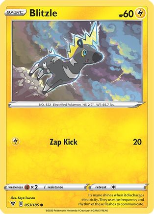 Image of Blitzle 053/185  SWSH04 Vivid Voltage - Common