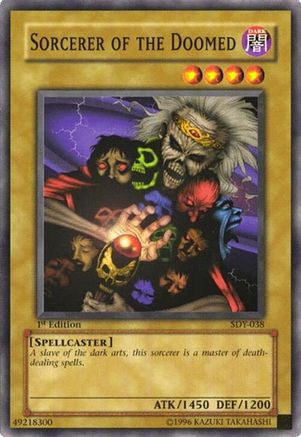 Image of Sorcerer of the Doomed (SDY-038) - Starter Deck: Yugi 1st Edition